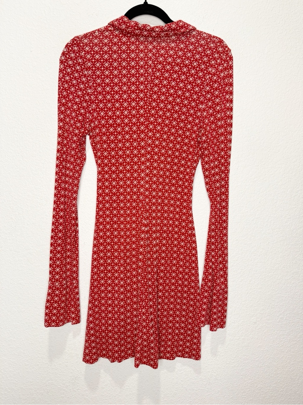 Free People Shayla Mini Dress Collar Button Up Ruched - Picture 8 of 10